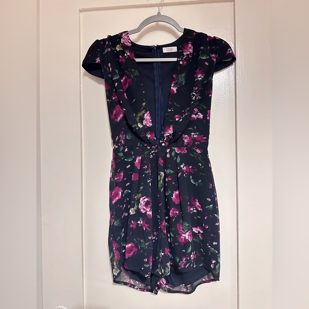 Tobi floral romper small